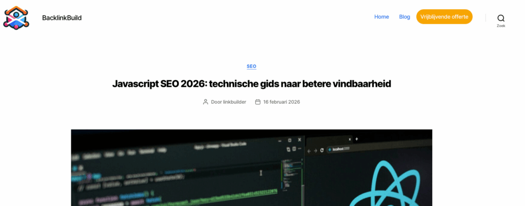 Artikel dat nog niet door Google geïndexeerd is